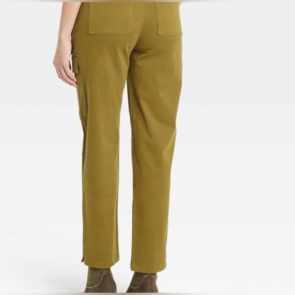 #211 Universal Thread Women's Utility Cargo Pants High-Rise Loose Fit Stretchy - Picture 3 of 3